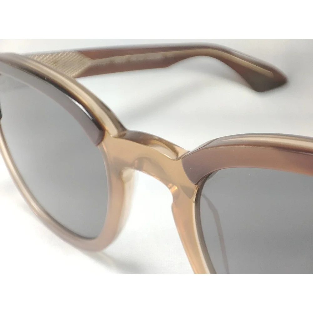 American Optical Times Chestnut Sand 47-21-145 Round Acetate Sunglasses USA